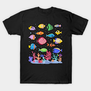 Tropical Fish Aquarium Pet animals T-Shirt